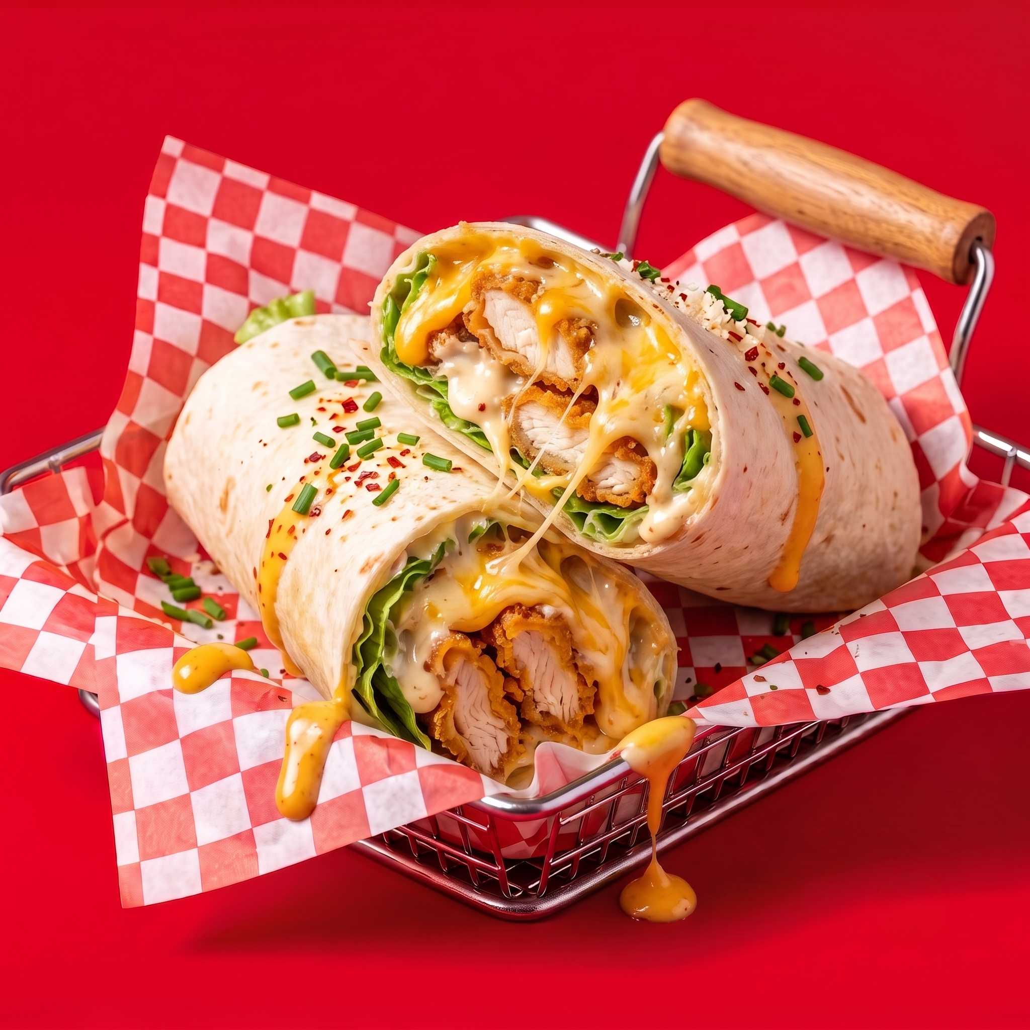 Cheesy Chicken Wrap
